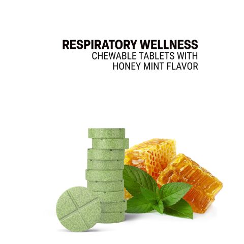 500mg Respiratory Wellness Tablets - Honey Mint - Mood Tablets - Thumbnail 4