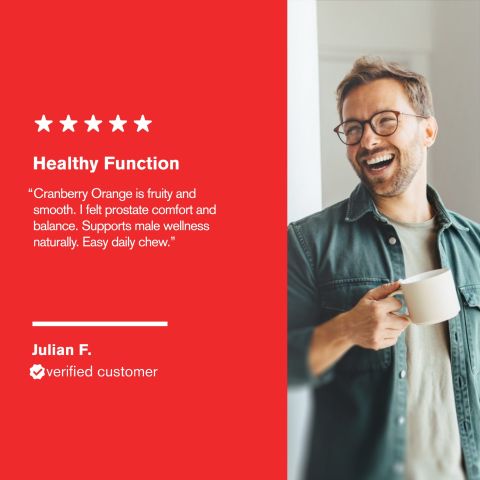 500mg Prostate Support Tablets - Cranberry Orange - Mood Tablets - Thumbnail 7