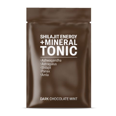 500mg Shilajit Mineral Energy Tablets - Dark Chocolate Mint - Mood Tablets - Thumbnail 3