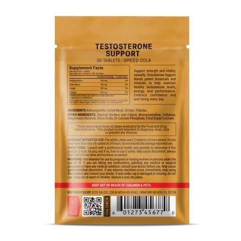 500mg Testosterone Support Tablets - Spiced Cola - Mood Tablets - Thumbnail 8