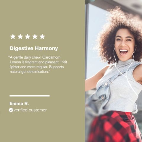 500mg Triphala Digestive Tablets - Cardamom Lemon - Mood Tablets - Thumbnail 7