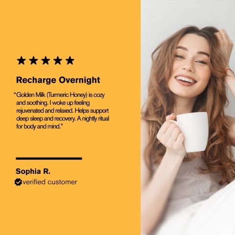 500mg Rest & Recovery Nighttime Tablets - Golden Milk - Mood Tablets - Thumbnail 7