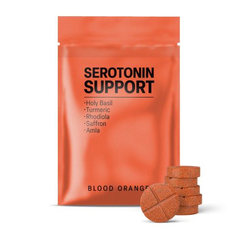 500mg Serotonin Support Tablets - Blood Orange - Mood Tablets - Thumbnail 2