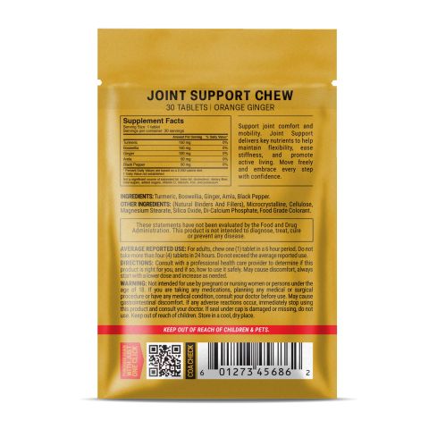 500mg Joint Support Tablets - Orange Ginger - Mood Tablets - Thumbnail 8