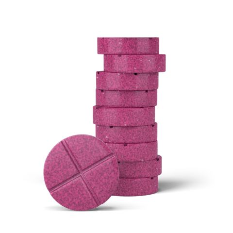 500mg Stress + Beauty Combo Tablets - Strawberry Pomegranate - Mood Tablets - Thumbnail 1