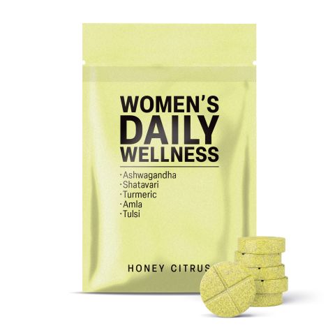 500mg Women’s Daily Wellness Tablets - Honey Citrus - Mood Tablets - Thumbnail 2