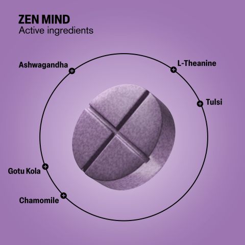 500mg Zen Mind Tablets - Lavender Honey - Mood Tablets - Thumbnail 5
