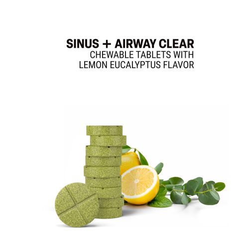 500mg Sinus + Airway Clear Tablets - Lemon Eucalyptus - Mood Tablets - Thumbnail 4