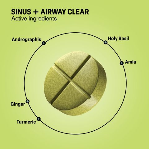 500mg Sinus + Airway Clear Tablets - Lemon Eucalyptus - Mood Tablets - Thumbnail 5