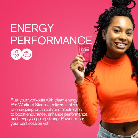 500mg Pre-Workout Natural Stamina Tablets - Berry Lemon - Mood Tablets - Thumbnail 6