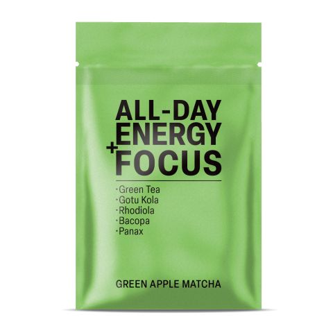 500mg All-Day Energy + Focus Tablets - Green Apple Matcha - Mood Tablets - Thumbnail 3