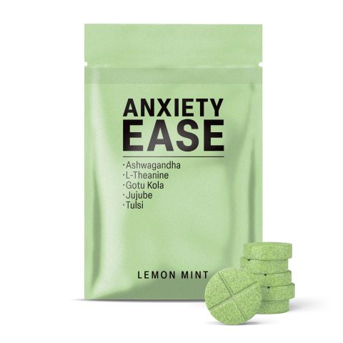 500mg Anxiety Ease Tablets - Lemon Mint - Mood Tablets - Thumbnail 2