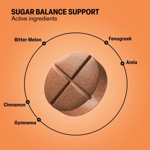 500mg Sugar Balance Support Tablets - Spiced Apple - Mood Tablets - Thumbnail 5
