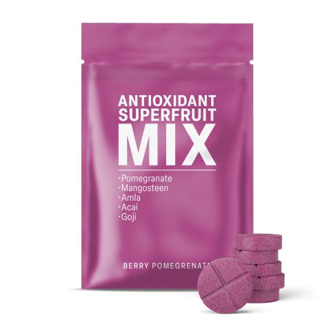 500mg Antioxidant Superfruit Mix Tablets - Berry Pomegranate - Mood Tablets - Thumbnail 2