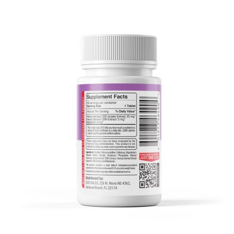Broad Spectrum CBD, CBN, Melatonin Tablets - 31mg - Lavender Berry - Fresh - Thumbnail 10