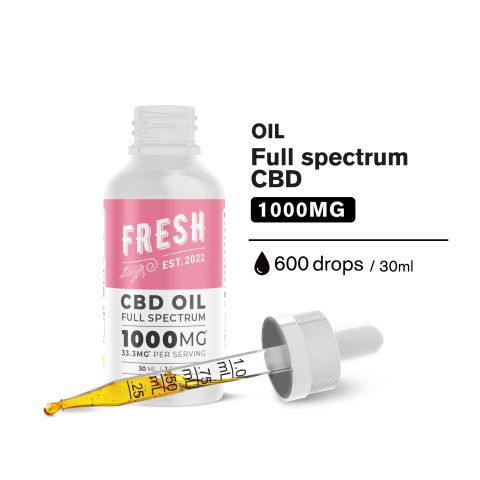 Full Spectrum CBD Oil - 1,000mg - Fresh - Thumbnail 4