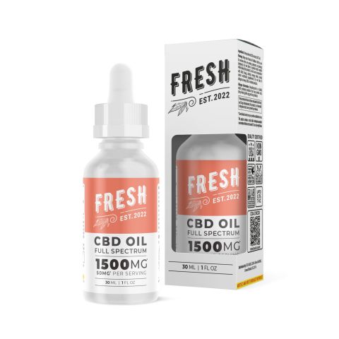 Full Spectrum CBD Oil - 1,500mg - Fresh - Thumbnail 2