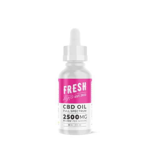 Full Spectrum CBD Oil - 2,500mg - Fresh - Thumbnail 1