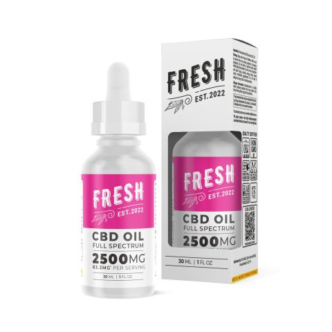Full Spectrum CBD Oil - 2,500mg - Fresh - Thumbnail 2