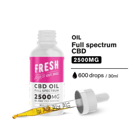 Full Spectrum CBD Oil - 2,500mg - Fresh - Thumbnail 4