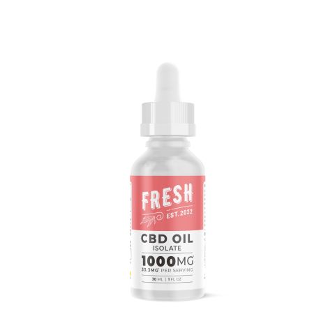CBD Isolate Oil - 1,000mg - Fresh - Thumbnail 1
