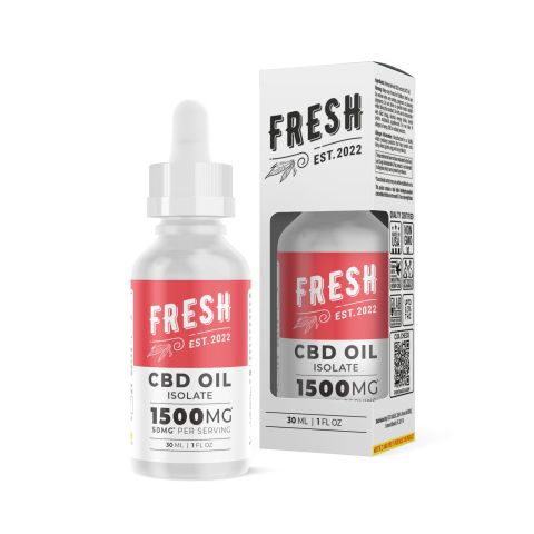 CBD Isolate Oil - 1,500mg - Fresh - Thumbnail 2