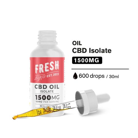 CBD Isolate Oil - 1,500mg - Fresh - Thumbnail 4