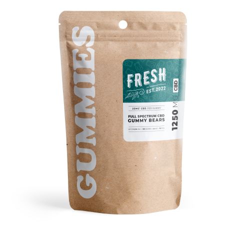Full Spectrum CBD Gummies - 25mg - Gummy Bears - Fresh - Thumbnail 4