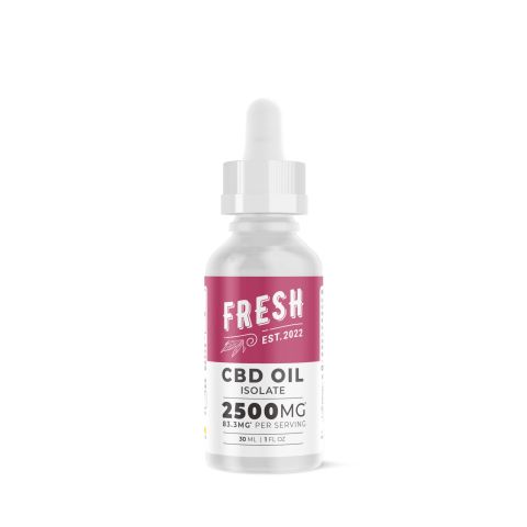CBD Isolate Oil - 2,500mg - Fresh - Thumbnail 1