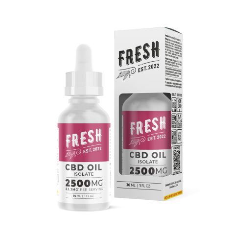 CBD Isolate Oil - 2,500mg - Fresh - Thumbnail 2