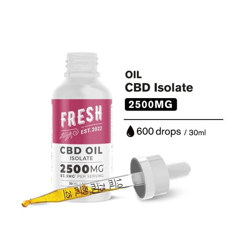 CBD Isolate Oil - 2,500mg - Fresh - Thumbnail 4