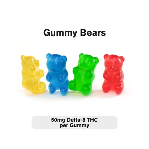 Delta 8 Gummies - 50mg - Gummy Bears - Fresh - Thumbnail 2