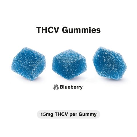 THCV Gummies - 15mg - Blueberry - Fresh - Thumbnail 4