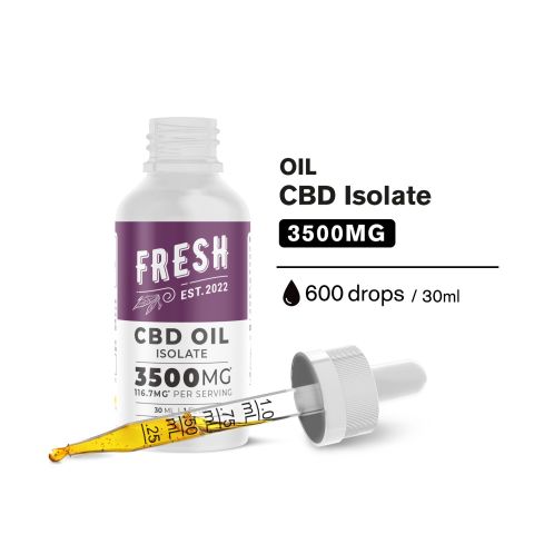 CBD Isolate Oil - 3,500mg - Fresh - Thumbnail 4