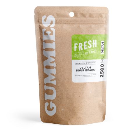 Delta 8 Gummies - 50mg - Sour Bears - Fresh - Thumbnail 2