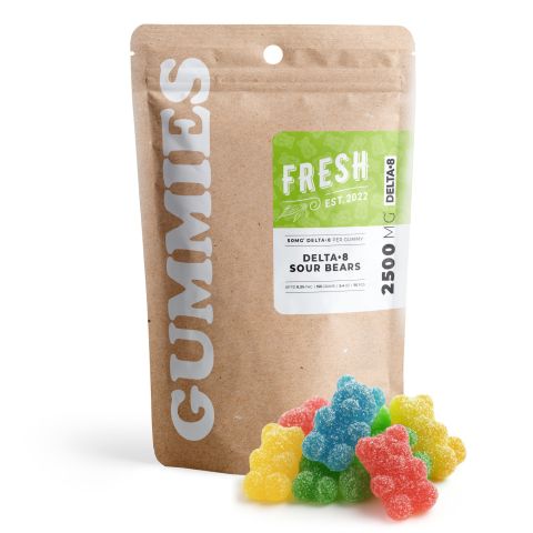 Delta 8 Gummies - 50mg - Sour Bears - Fresh - Thumbnail 3