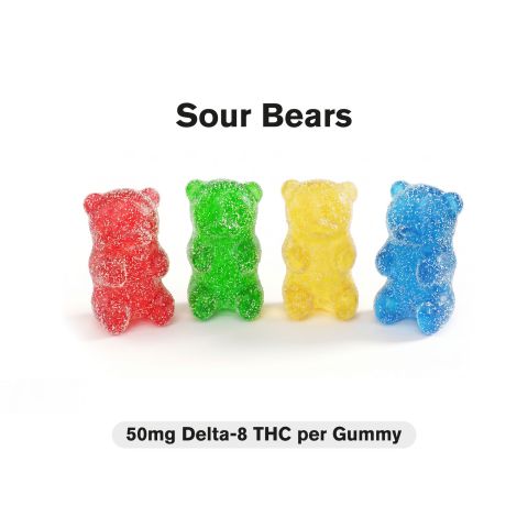 Delta 8 Gummies - 50mg - Sour Bears - Fresh - Thumbnail 4