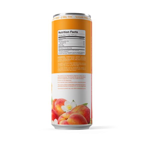 Delta 9 White Peach Jasmine THC Seltzer - 2mg - Fresh - Thumbnail 7