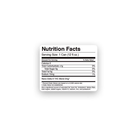 Delta 9 White Peach Jasmine THC Seltzer - 2mg - Fresh - Thumbnail 8