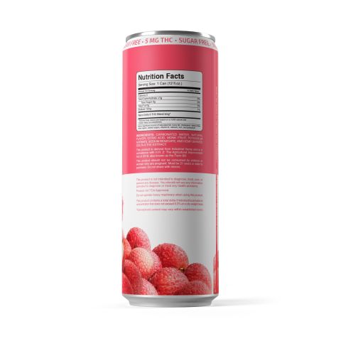 Delta 9 Lychee Bloom THC Seltzer - 5mg - Fresh - Thumbnail 7