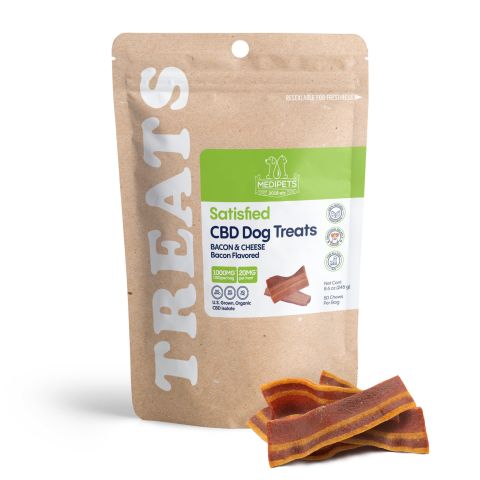 Wavy Bacon & Cheese Bites - CBD Pet Treats For Dogs - 1,000mg - MediPets - Thumbnail 1