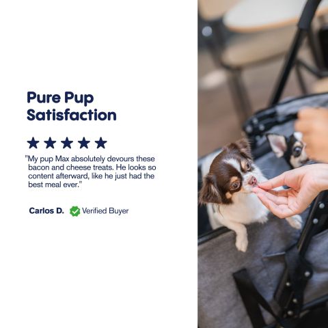 Wavy Bacon & Cheese Bites - CBD Pet Treats For Dogs - 1,000mg - MediPets - Thumbnail 6