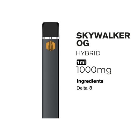 Delta 8 Vape Pen - 1000mg - Skywalker OG - Hybrid - 1ml - Chill Plus - Thumbnail 4
