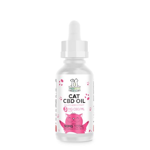 CBD Pet Oils For Cats - 90mg - MediPets - Thumbnail 2