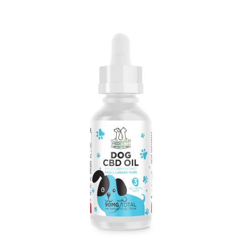 CBD Pet Oils For Small Dogs - 90mg - MediPets - Thumbnail 2