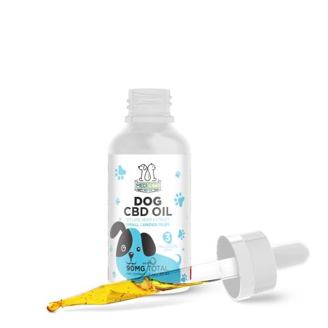 CBD Pet Oils For Small Dogs - 90mg - MediPets - Thumbnail 3