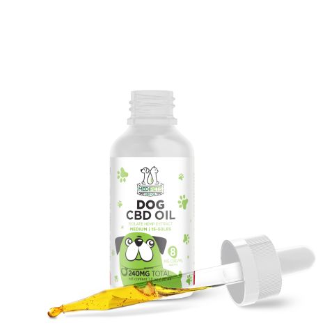 CBD Pet Oils For Medium Dogs - 240mg - MediPets - Thumbnail 3