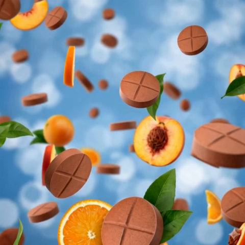 L-Theanine, L-THP, Ashwagandha Tablets - 50mg - Peach Citrus - Chill Extreme - Video Thumbnail 1