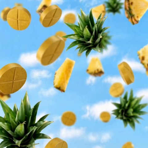 Delta 8 Tablets - 25mg - Pineapple - Chill Plus - 60ct - Video Thumbnail 1