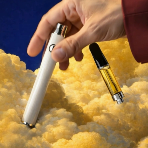 D10, D8 Vape Cart - 1000mg - Blue Dream - Sativa - 1ml - Hyper - Video Thumbnail 1